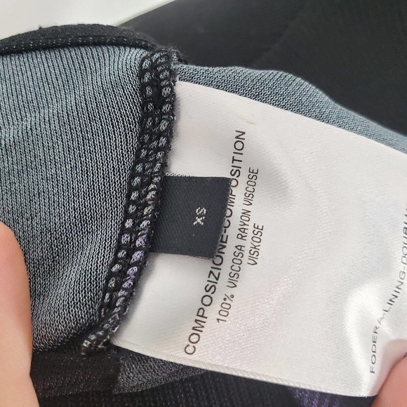 NEW Alexander McQueen SZ XS Black Butterfly Ruched Cocktail Dress 2012 Bodycon - Picture 12 of 12